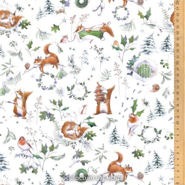 Acufactum Baumwollstoff Eichhörnchen – Sophia Drescher