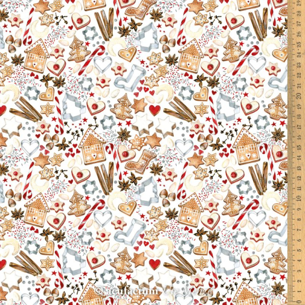 acufactum  - Druckstoff - Kerstin Heß - Kleine Weihnachtsbäckerei