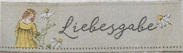 Webetikett "Liebesgabe" - Daniela Drescher