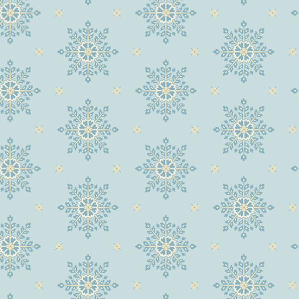 Edyta Sitar - Blue Escape - Crystal Blizzard - Fat Quarter