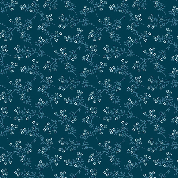 Edyta Sitar - Blue Escape - Spring Bouquet Denim - Fat Quarter