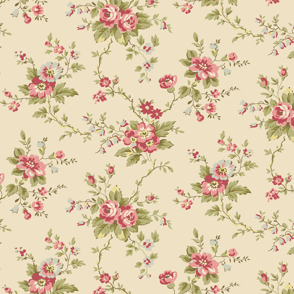 Edyta Sitar - Lady Tulip - Pretty Antique - Fat Quarter
