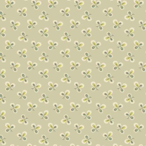 Edyta Sitar - Lady Tulip - Cloverleaf French Beige - Fat Quarter