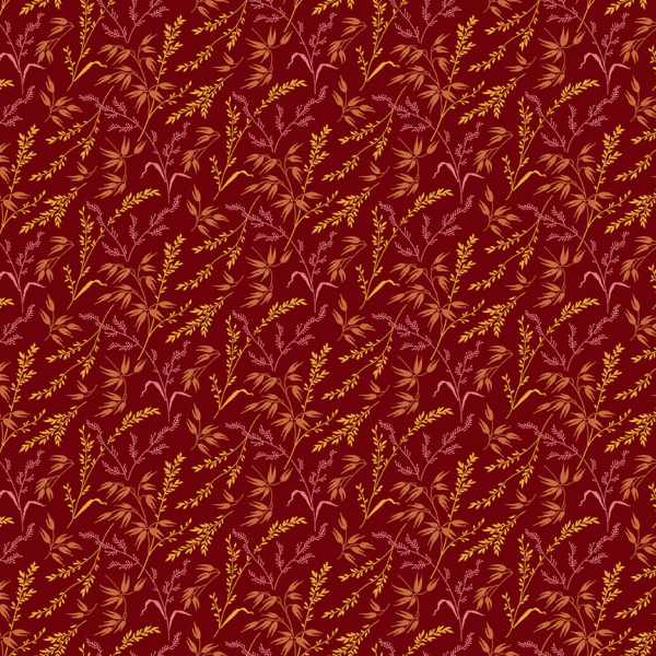 Edyta Sitar - Lady Tulip - Rustic Branch Persian Plum - Fat Quarter