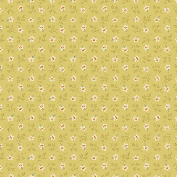 Edyta Sitar - Lady Tulip - Petit Bloom Gold - Fat Quarter