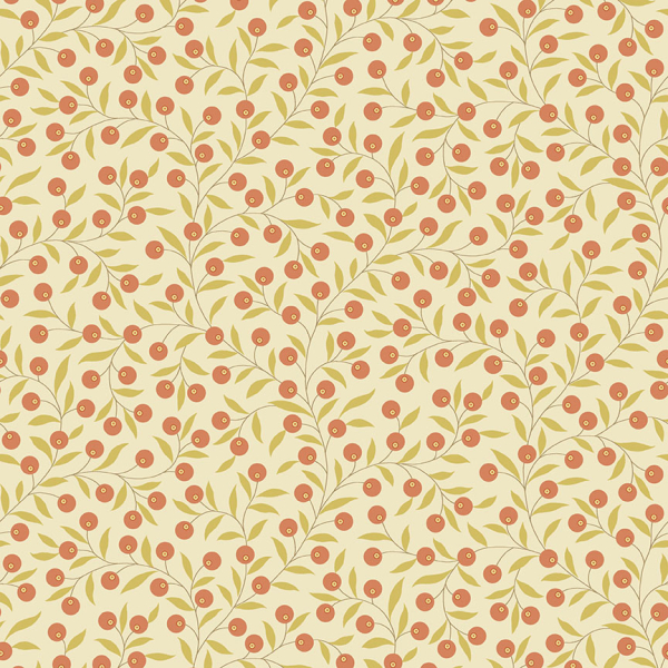 Edyta Sitar - Lady Tulip - Thimble Bronze - Fat Quarter
