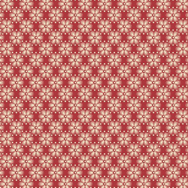 Edyta Sitar - Noel - Peppermint - Cranberry - Fat Quarter