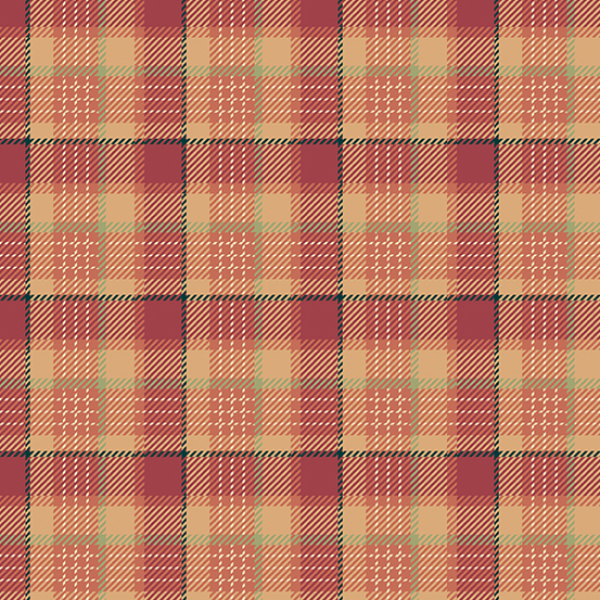 Edyta Sitar - Practical Magic - Oxford - Terracotta - Fat Quarter