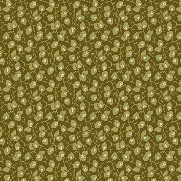 Edyta Sitar - Practical Magic - Vine - Olive - Fat Quarter