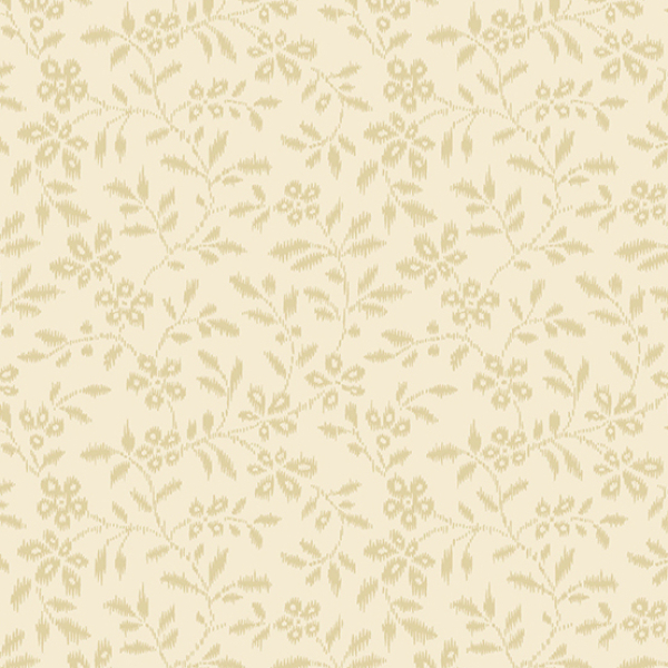 Edyta Sitar - Strawberries and Cream - Vail - Parchment - Fat Quarter
