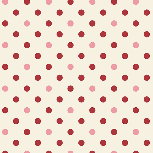 Edyta Sitar - Strawberries and Cream - Pearls - Jasmine - Fat Quarter