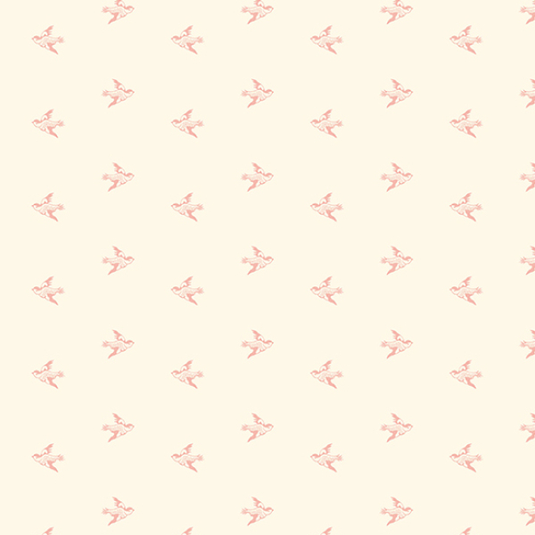Edyta Sitar - Strawberries and Cream -  Flight - Flutter - Fat Quarter