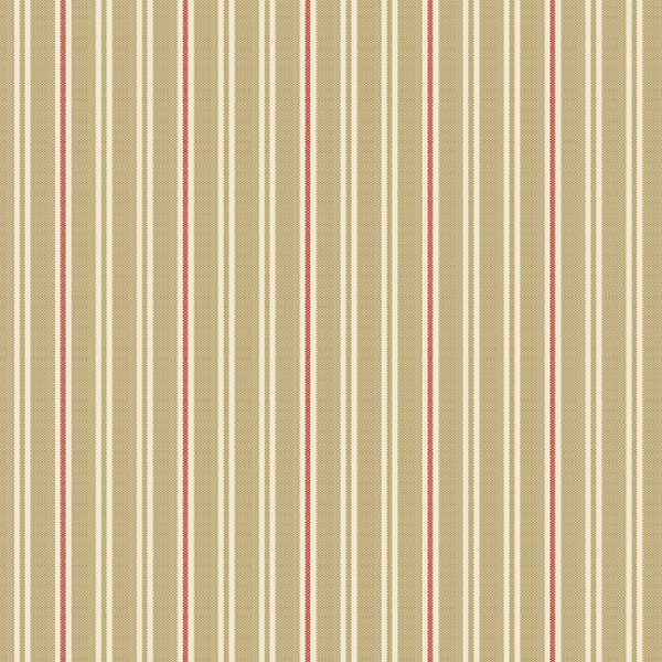 Edyta Sitar - Strawberries and Cream - Cross Country - Linen - Fat Quarter