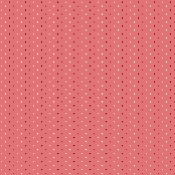 Edyta Sitar - Strawberries and Cream - Poppy Seed - Flamingo - Fat Quarter