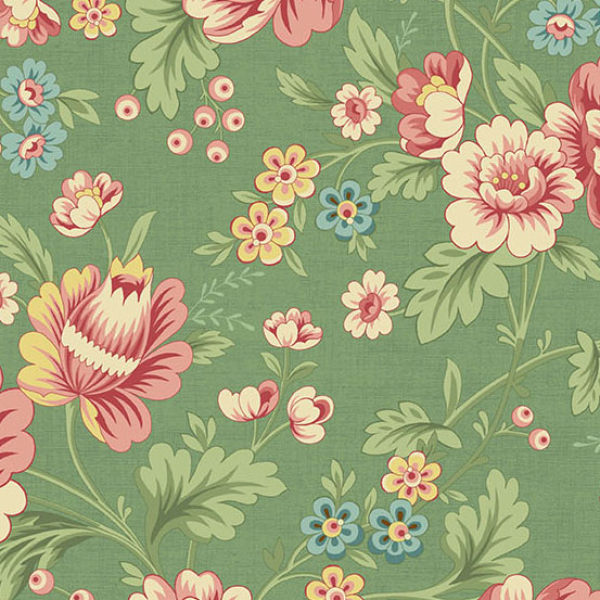 Edyta Sitar - The Seamstress - Dahlia - Fern - Fat Quarter