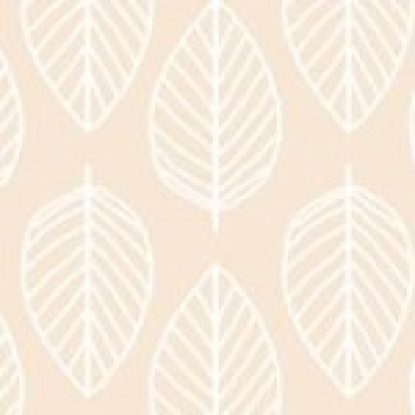 Essentials - Leaf White on Nude