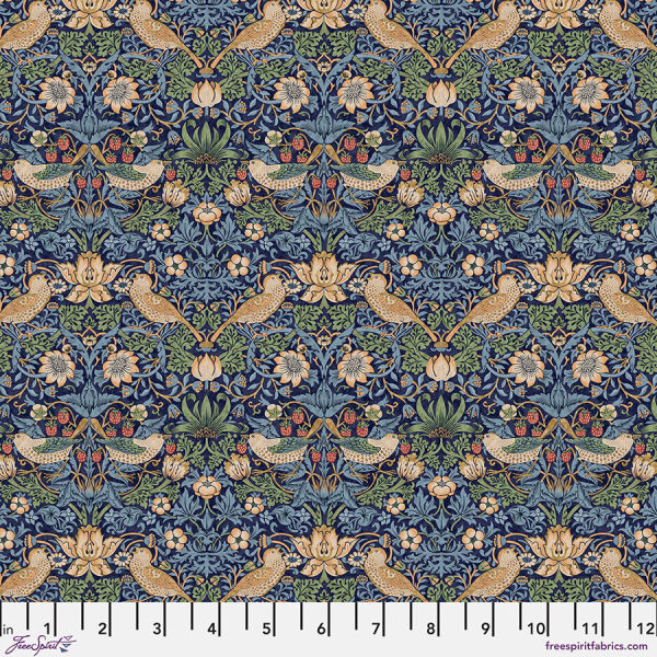 William Morris - Mini Strawberry Thief Navy