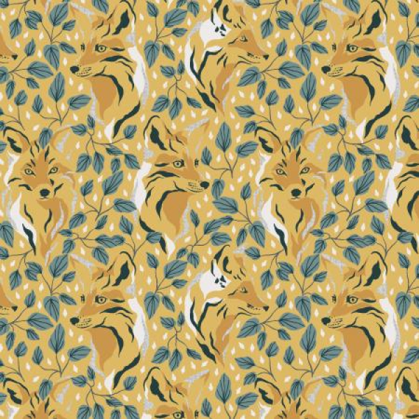 Magic of Yosemite - Elusive Fox - Yellow Gold Metallic
