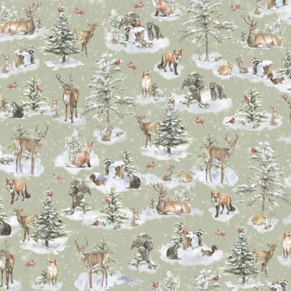 Woodland Whispers – winterliche Waldtiere