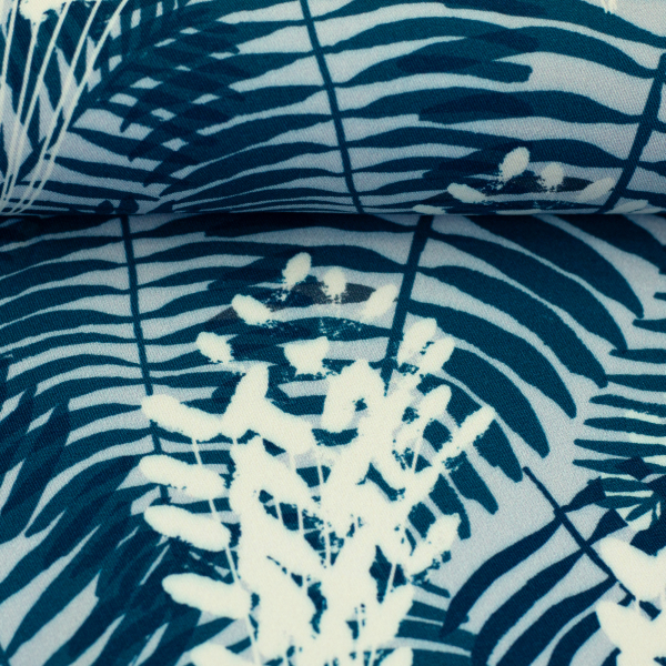 Viskose - Garden by Anette Kithier - Floral blau
