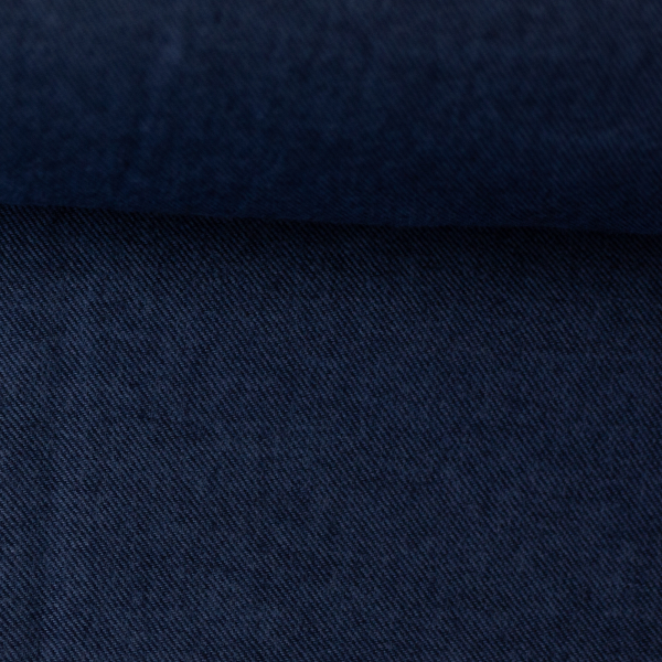 Flanell - jeansblau