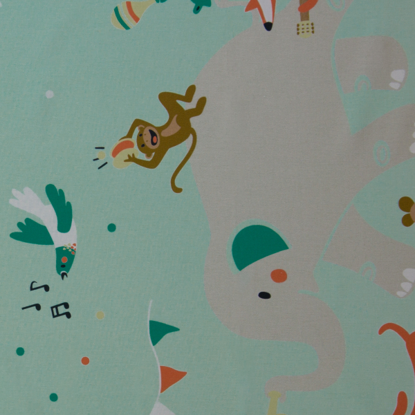 Round about by Käselotti - Tiere - Panel 140x140 cm