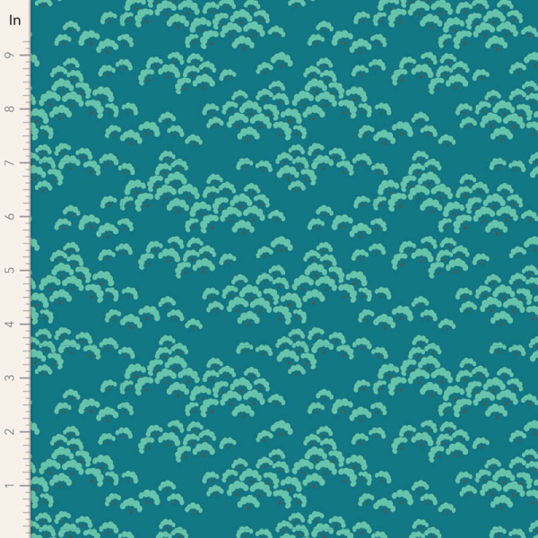 Tilda - Bloomsville - Cottonbloom - Petrol