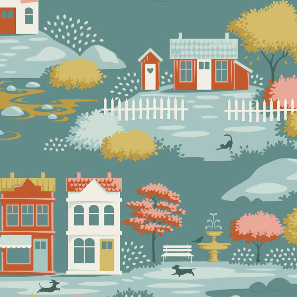 Tilda - Village Life - Village Teal – Blender