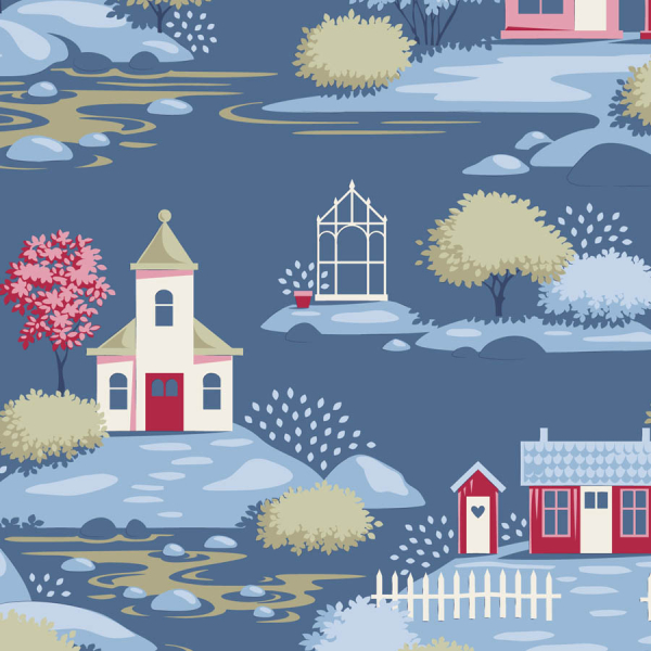 Tilda - Village Life - Village Blue – Blender