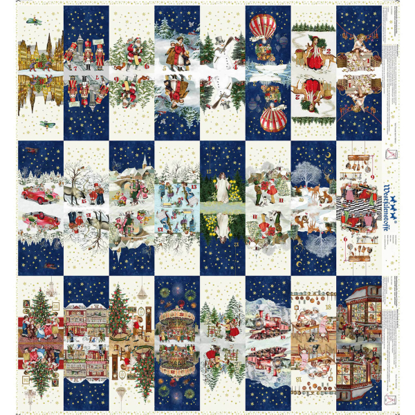 Westfalenstoffe - Digitaldruck - DIY Adventskalender mit Kordel