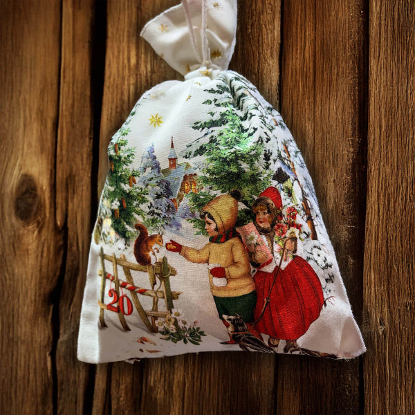 Westfalenstoffe - Digitaldruck - DIY Adventskalender mit Kordel