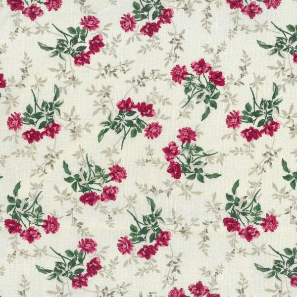 Westfalenstoffe - Druckstoff - Trondheim - Blumen - beige