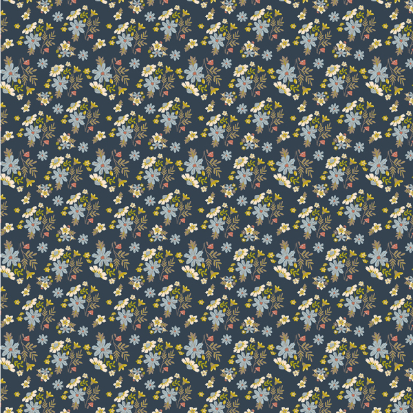 Windham Fabrics - Under the Canopy - Posies Night - Organic