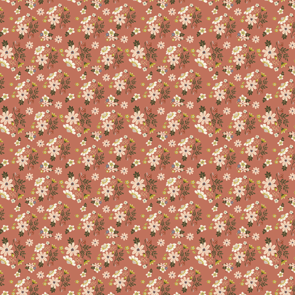 Windham Fabrics - Under the Canopy - Posies Terra - Organic
