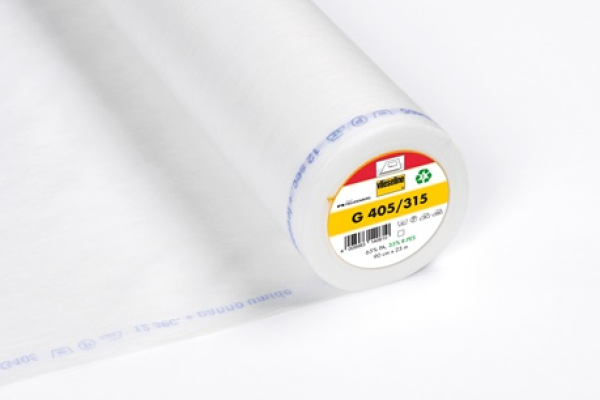 Bügeleinlage G405 - weiß - 90cm breit