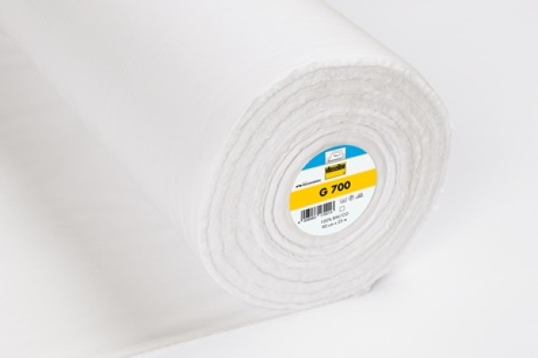 G700 Gewebeeinlage weiß - zum Aufbügeln - 90cm breit