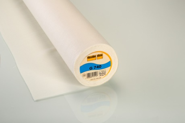 G740  Gewebeeinlage ecru - zum Aufbügeln - 90cm breit